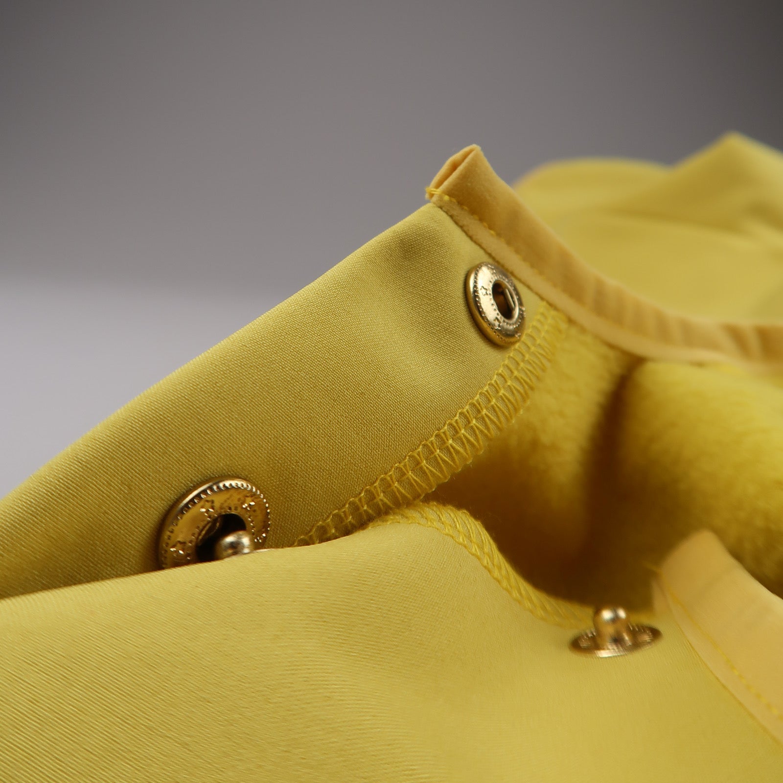 The Rae Yellow Italian Greyhound Coat, Back Leg Poppers